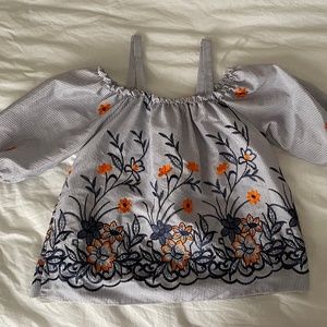 Off the shoulder blouse